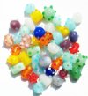 50 gram Assorted Sized Glass Bumpy Bead Mix